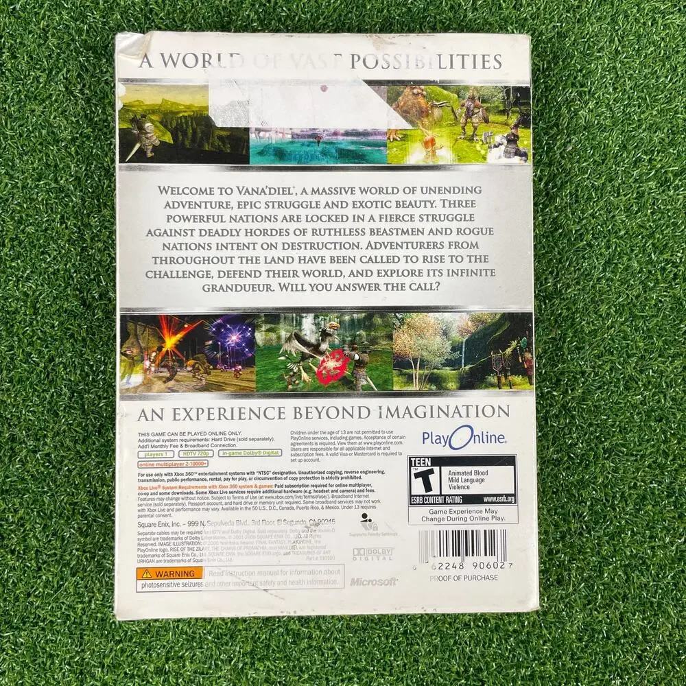 Final Fantasy Xi 11 Online - Microsoft Xbox 360 Manual Only